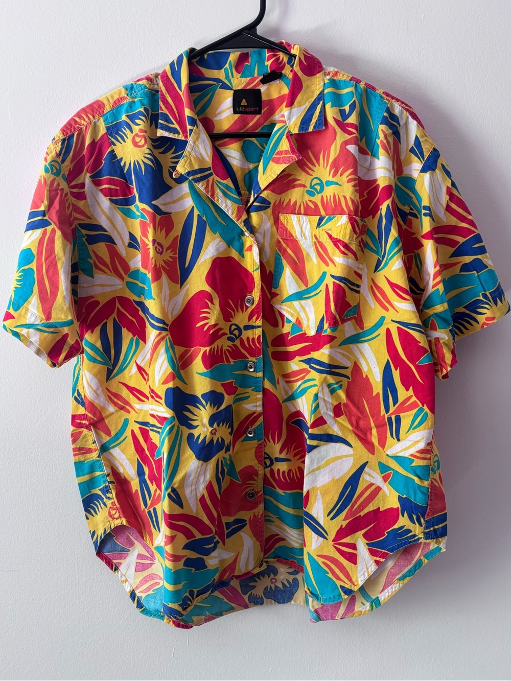 Vintage Liz Sport Hawaiian Shirt (Large)
